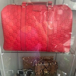 Authentic Red Gucci Handbags